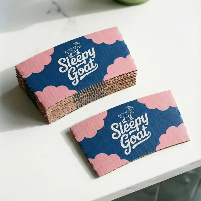 Custom Coffee Sleeves Wholesale - Personalized Coffee Cup Sleeves with ...
