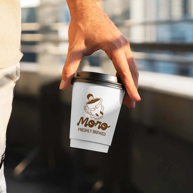 Custom Double Wall Paper Coffee Cups