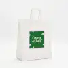 Custom Flat Handle Paper Bags-SPU RacetopPrint