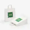 Custom Flat Handle Paper Bags-SPU RacetopPrint