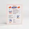 Custom Wedding Menus RacetopPrint