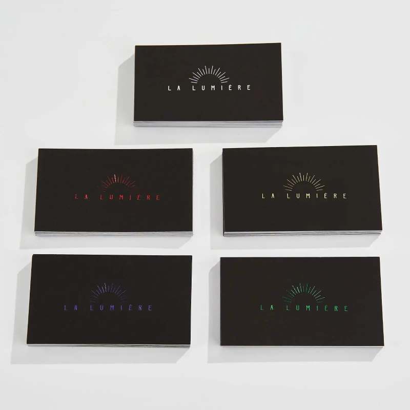 Custom Foil Stamp Business Card-SPU RacetopPrint