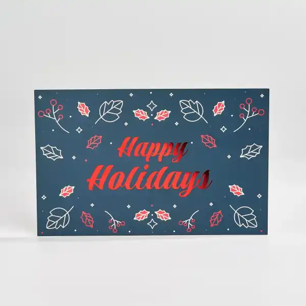 Custom Foil Stamp Holiday Cards
