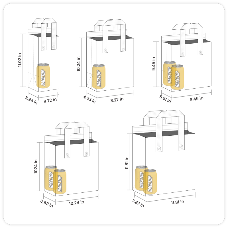 Custom Full-Color Insulated Cooler Bags