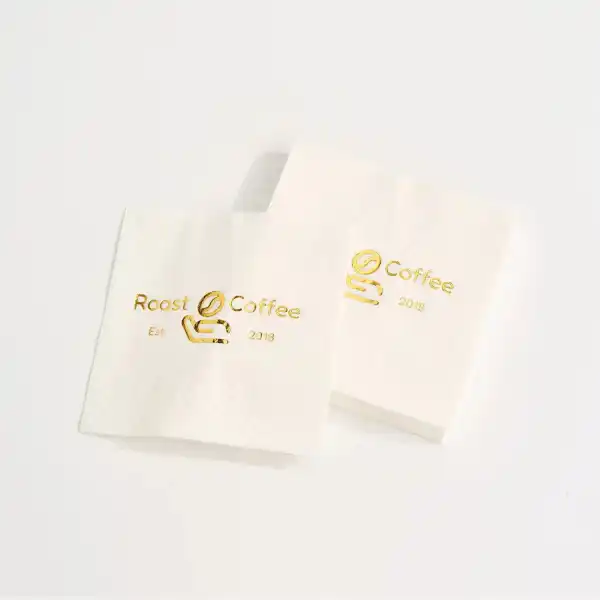 Custom Gold Foil Napkins