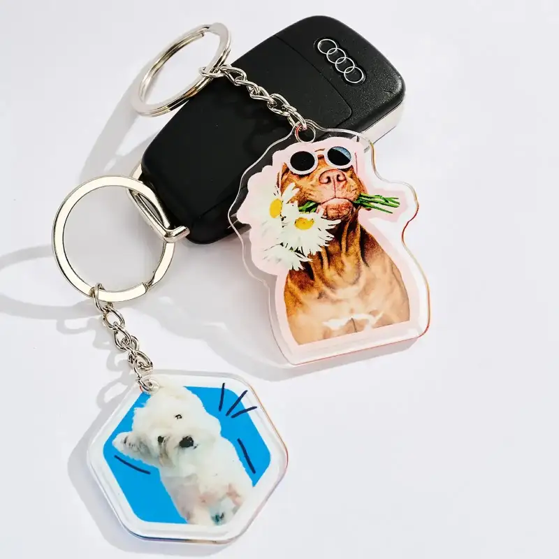 Custom Keychains Printing Custom Acrylic Keychains β Double-Sided Design | RacetopPrint