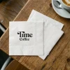 Custom Napkins for Coffee Shop