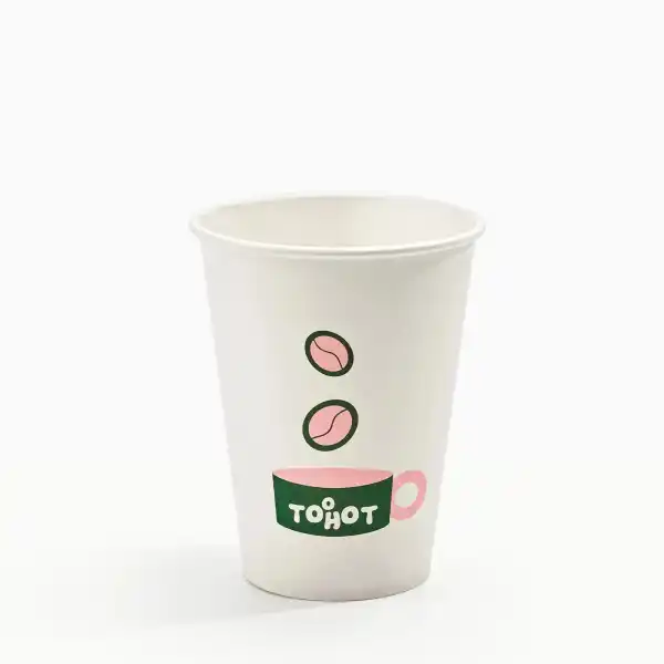 12 oz Custom Recyclable Paper Cups