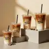 Custom Recyclable Plastic Coffee Cups