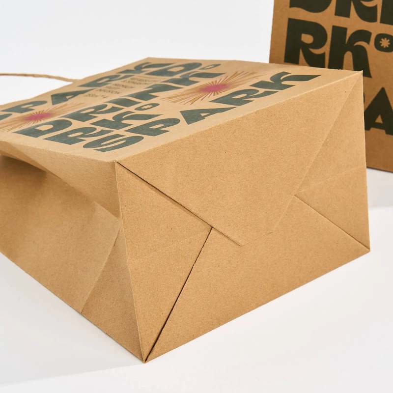Custom Reinforced Kraft Paper Bags-测试 RacetopPrint