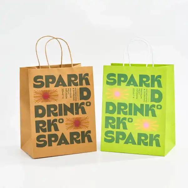 Custom Reinforced Kraft Paper Bags