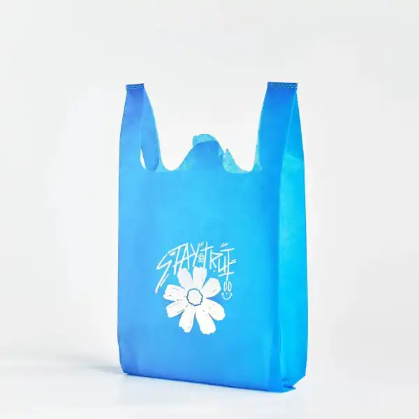 Custom Reusable T-Shirt Style Tote Bags