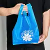 Custom Reusable T-Shirt Style Tote Bags-SPU RacetopPrint