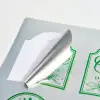 Silver Metallic Sheet Labels-SPU RacetopPrint