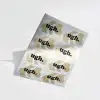 Silver Metallic Sheet Labels-SPU RacetopPrint