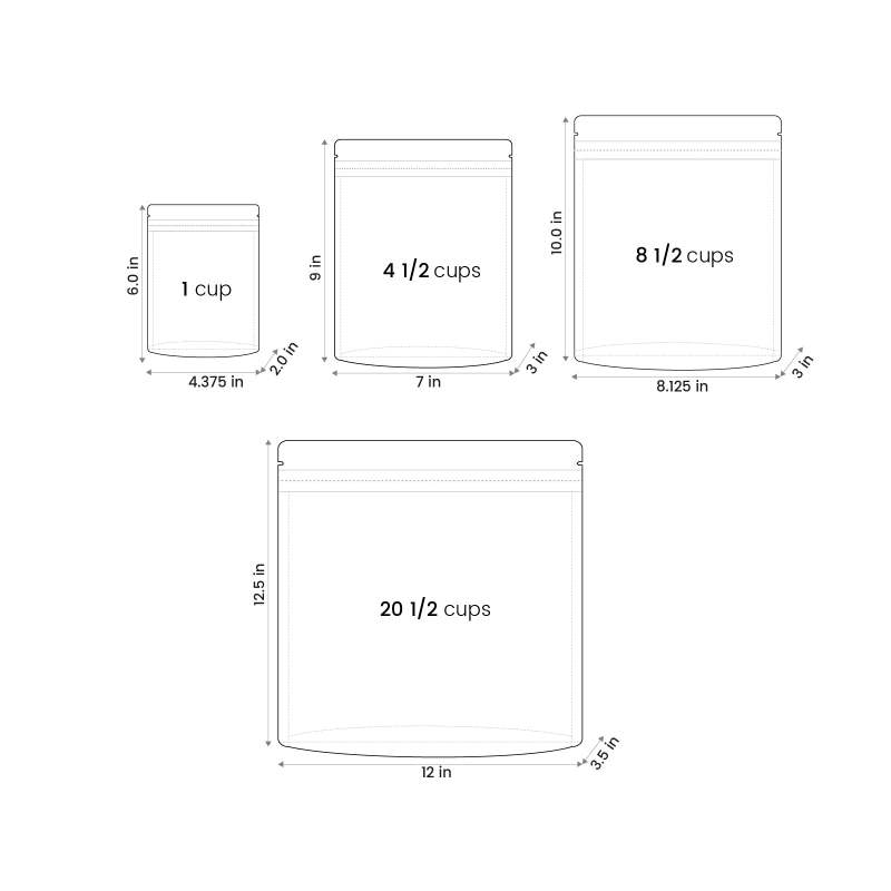 Custom Stand Up Mylar Bags