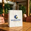 Custom Twisted Handle Coffee Paper Bags