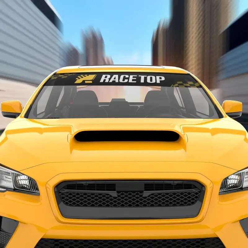 Windshield Sos Racing Custom Windshield Decals - Designed to Last & Impress | RacetopPrint