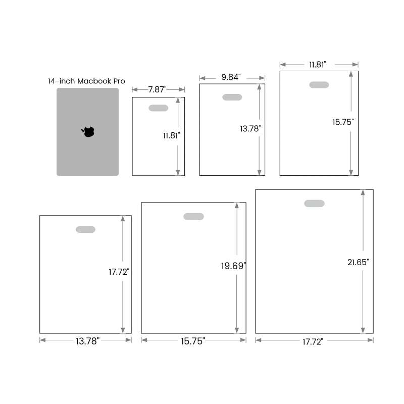 Die Cut Handle Plastic Bags-SPU RacetopPrint