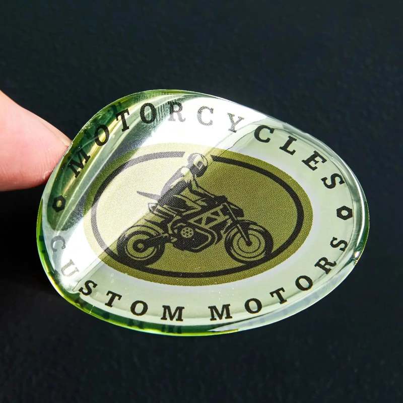 Epoxy Domed 3D Stickers-SPU RacetopPrint