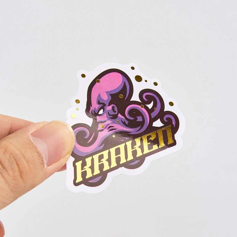 Full Color Foil Stamped Labels-spu RacetopPrint