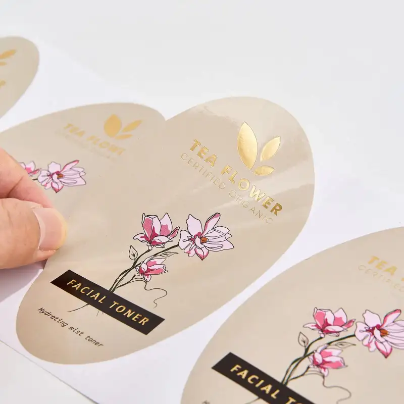 Custom Foil Stamped Labels - Full Color Printing|RacetopPrint