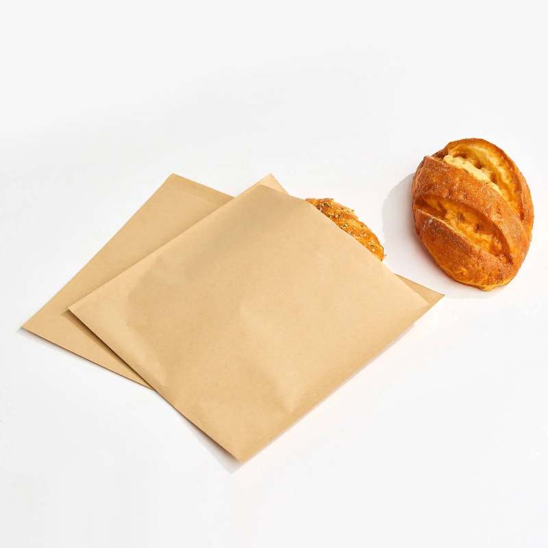 Kraft Grease Resistant Bags-SPU RacetopPrint
