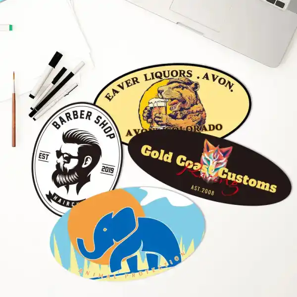 Oval Stickers