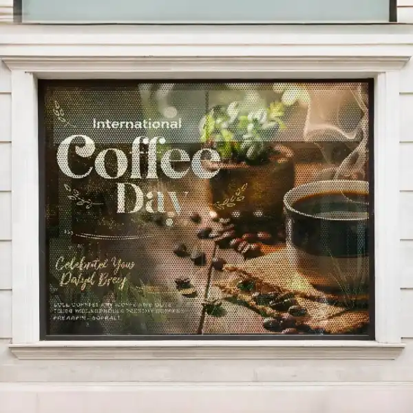 Perforated Window Decals