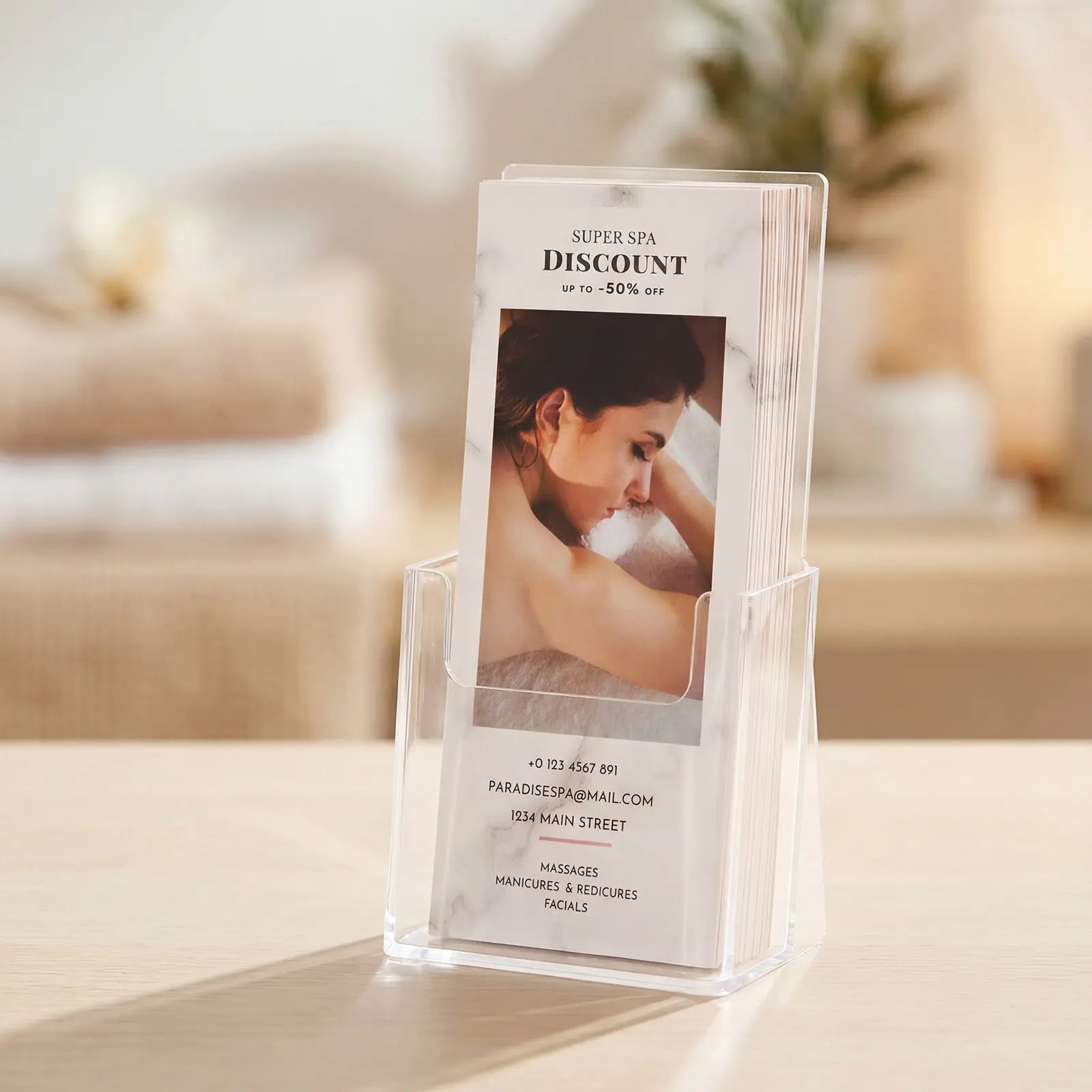 Customizable Rack Cards Custom Rack Cards - Event Tickets Printing|RacetopPrint