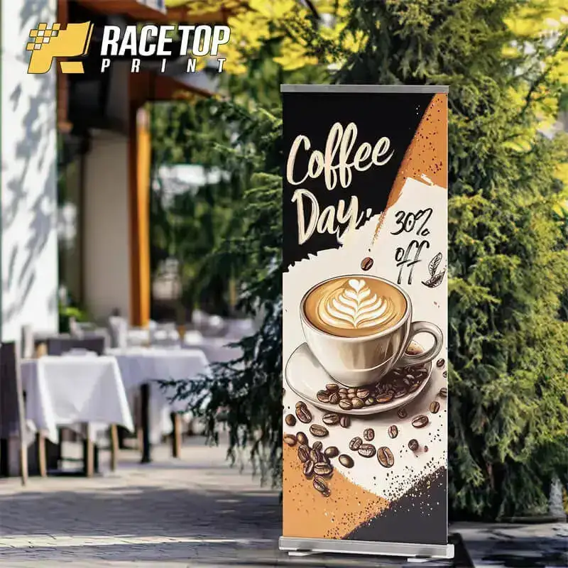 Custom Retractable Banners - Durable & Crisp Printing | RacetopPrint