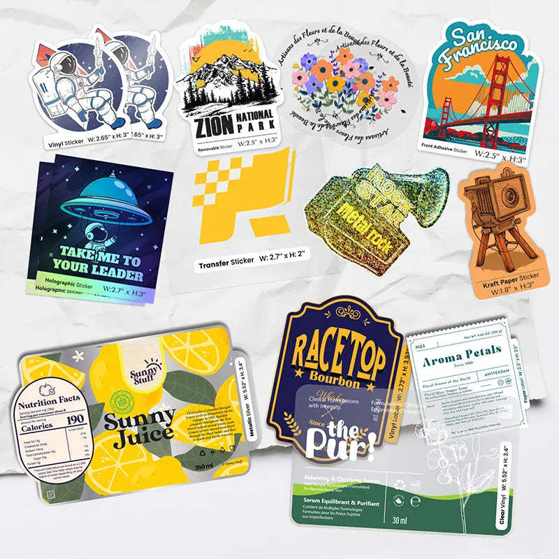 Sticker Sample Packs-SPU RacetopPrint