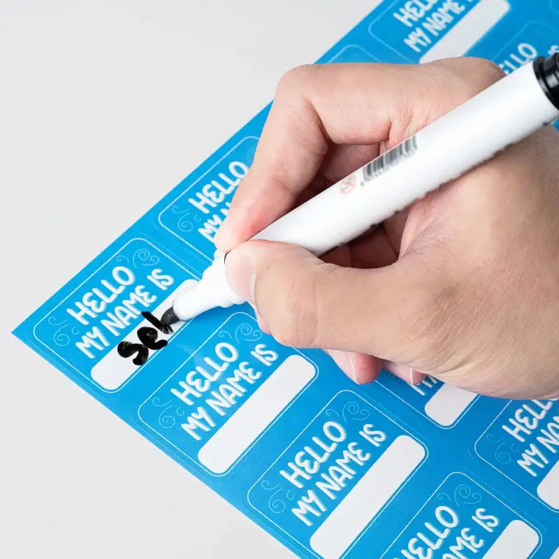 Sent Name Label Custom Name Labels - High-Quality | RacetopPrint