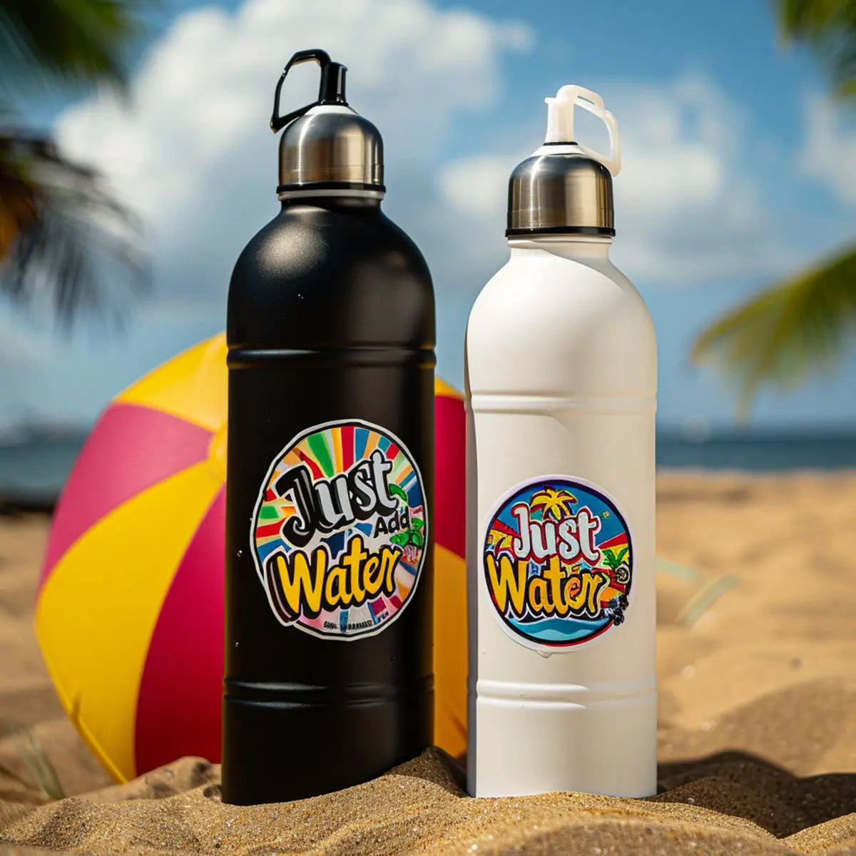 Custom Water Bottle Stickers - Dishwasher Proof | RacetopPrint