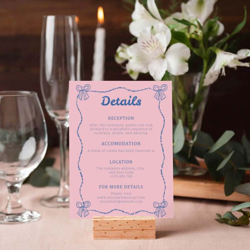 Wedding Enclosure Cards-SPU RacetopPrint