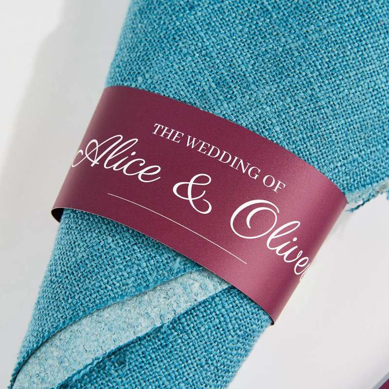 Wedding Invitation Belly Bands-SPU RacetopPrint