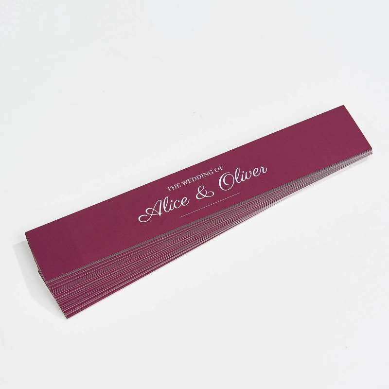 Wedding Invitation Belly Bands-SPU RacetopPrint